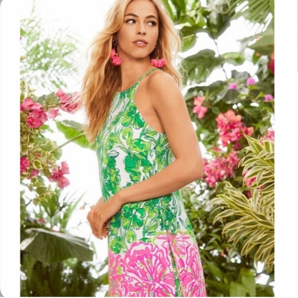 LILLY PULITZER Pearl Resort White Flamingle Engineered Romper - Picture 16 of 16
